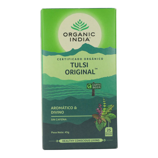 Tulsi Original Orgânico Índia 25 saquetas