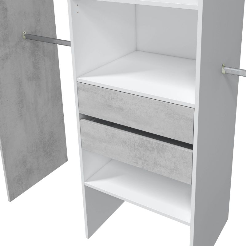 Armario Vestidor Lada Melamina, Blanco, 179 X 202 X 50_4