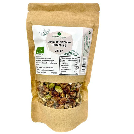 Miolo de pistácio torrado, sem sal Eco Planeta Huerto 250 g