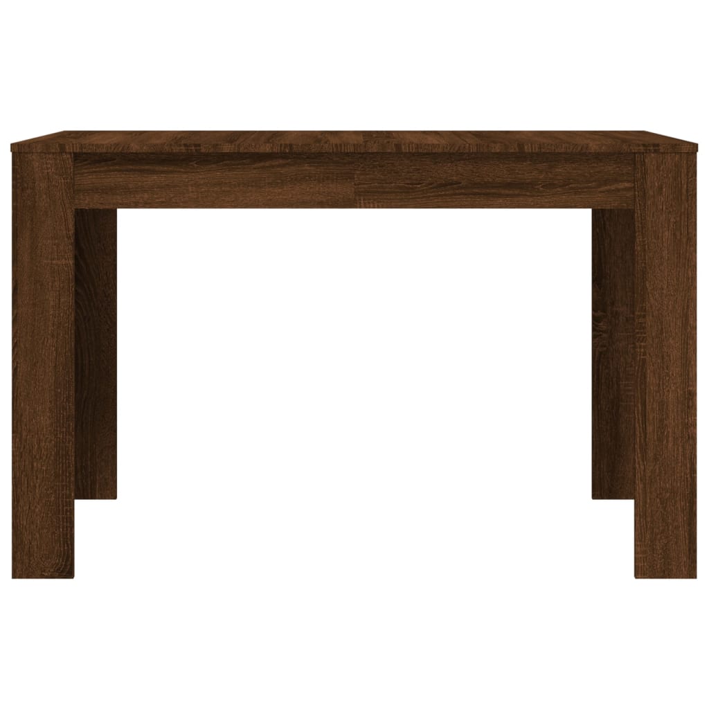 Mesa De Comedor Madera De Ingeniería Marrón Roble 120x60x76 Cm_2
