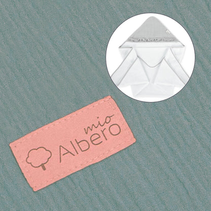 Maxicapa De Baño Para Bebés Cotton Color Salvia_1