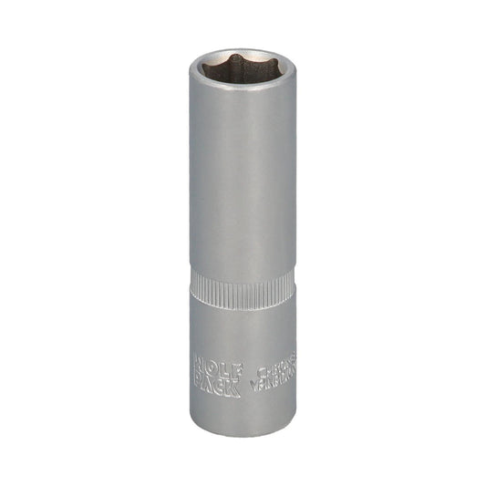 Llave Vaso 1/2 Hexagonal Larga 15 Mm. Perfil De 6 Caras. Acero Cromo Vanadio, Aristas Redondas_0