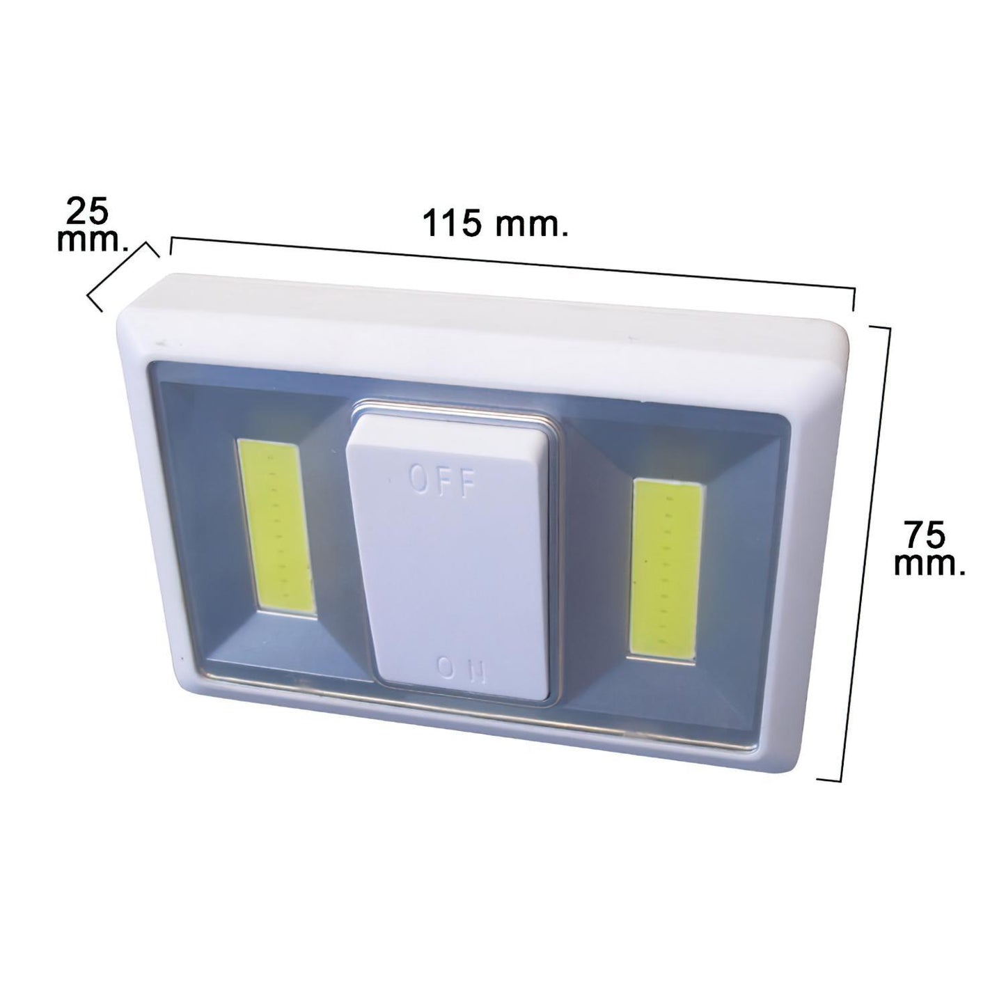 Linterna / Luces Led Para Pared / Armario A Pilas (4 Aaa) 250 Lumenes (fijación Mediante Pegatina, Iman O Tornillos)_0