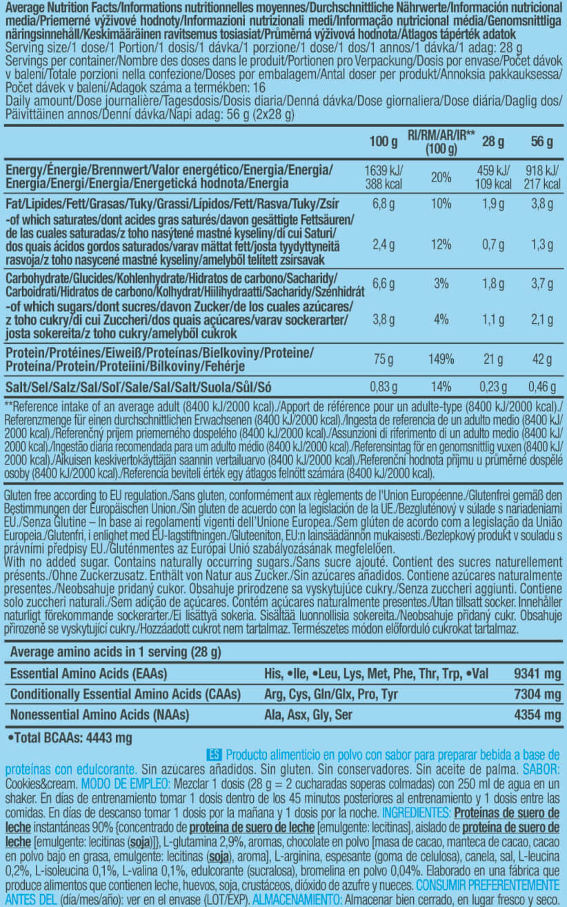 100% Pure Whey 454 Gr Cookies & Cream_5
