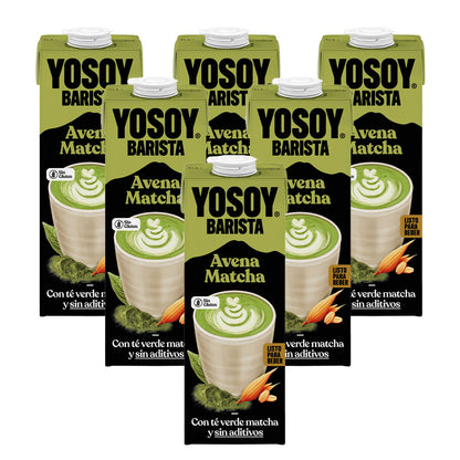 Pack de 6 bebidas Yosoy Matcha 1L