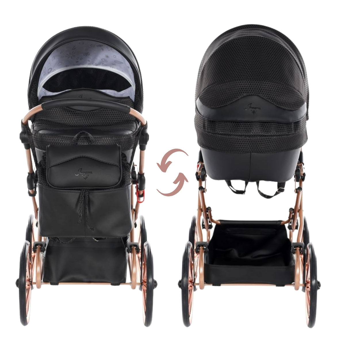 Junama Carro De Muñecas Dolce Classic | Un Carrito Elegante Para Imaginar Y Disfrutar Cada Paseo_3