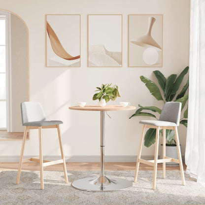 Mesa Alta De Madera Maciza De Haya Ø60x89,5 Cm_1