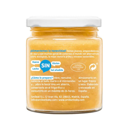 PROMOÇÃO 3x Smileat Pote de Vegetais Biológicos com Robalo e Pescada, 230g