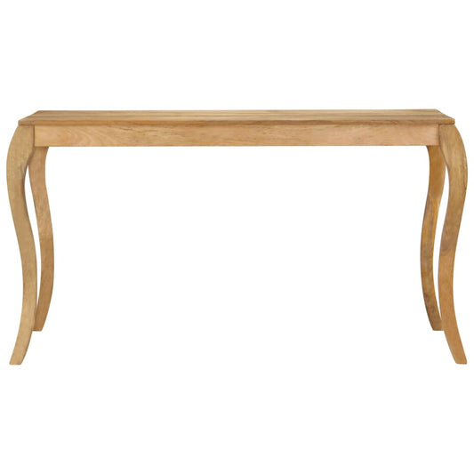 Mesa De Comedor De Madera Maciza De Mango 135x75x76 Cm_0