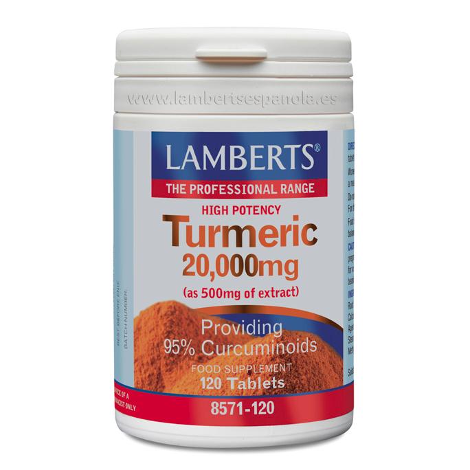 Lamberts Turmeric 60 comprimidos 20.000 mg