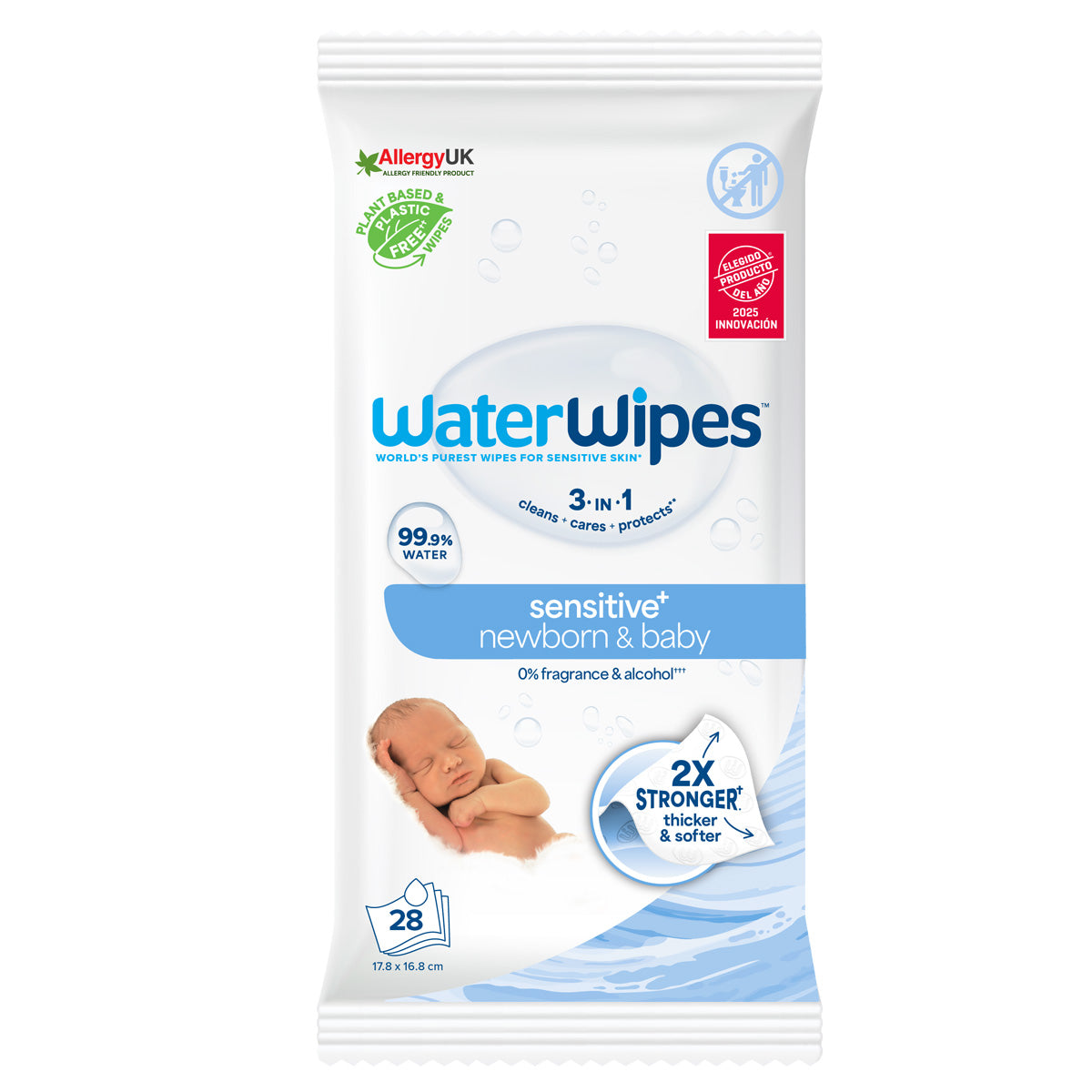 WaterWipes Toalhitas Húmidas Orgânicas para Bebés - 28 Unidades