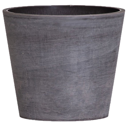 Maceta Tipo Cono Truncado Ø 40 Cm Gris Oscuro_0