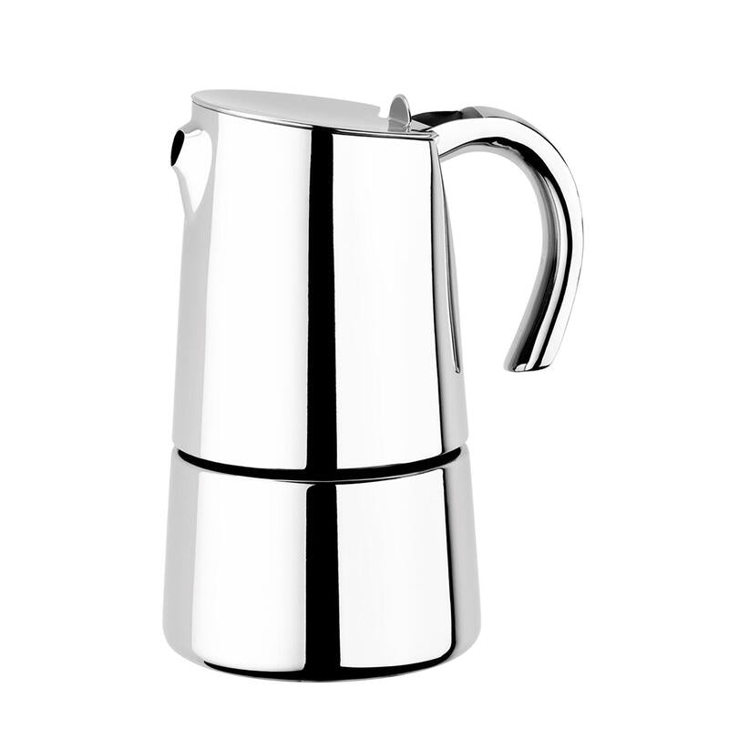Cafetera Italiana Bra A170502 Cafetera 6 Tazas Bella Para 6 Tazas Inox_0