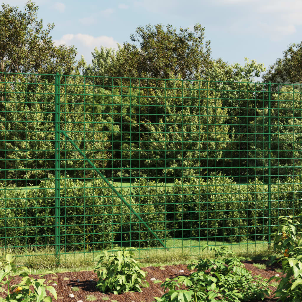 Cerca De Alambre De Acero Galvanizado Verde 1,6x25 M / Vetonek_3