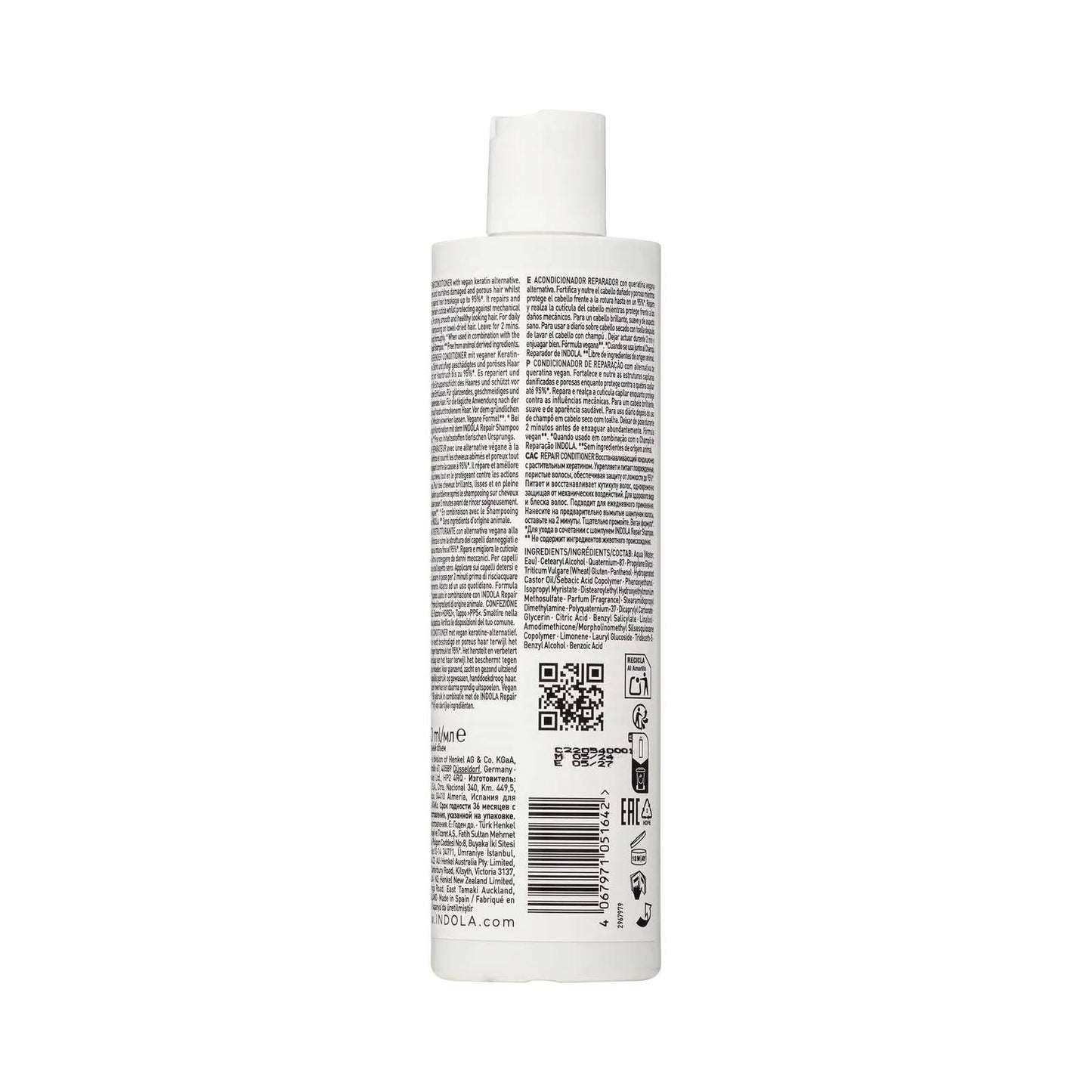 Indola Acondicionador Reparador Profesional Para Cabello Dañado 300ml_2