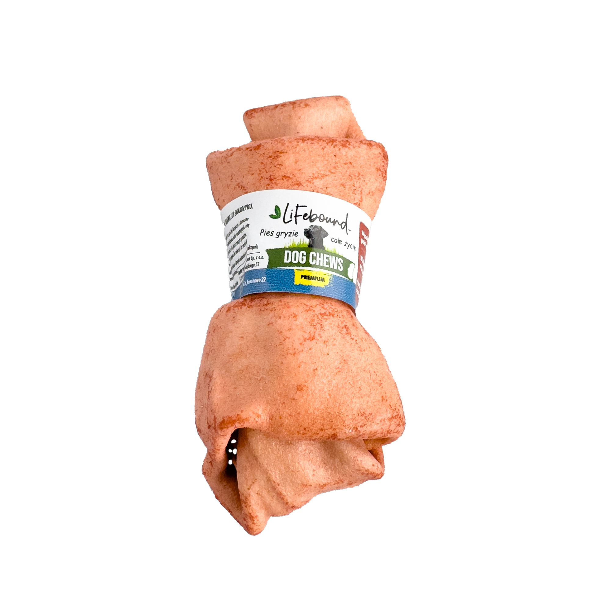 Lifebound - Hueso Masticable Natural Para Perros De Cuero De Ternera Forma Hueso Sabor Cordero - 10 Piezas S_0
