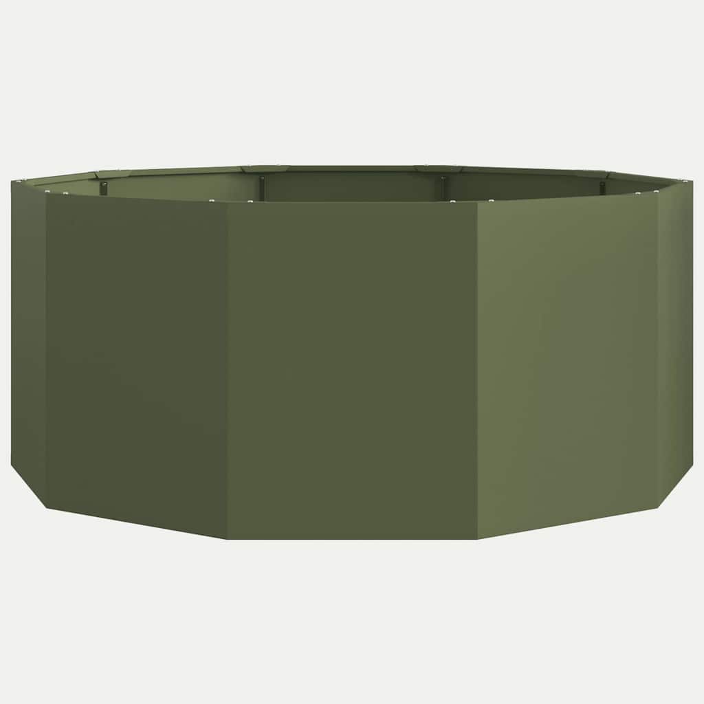 Jardinera Verde Oliva 120 X 120 X 50 Cm Acero_4