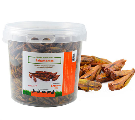 Saltamontes Secos Deshidratados - Alimento Aves, Patos, Gallinas, Y Aves De Corral (170 G)_0