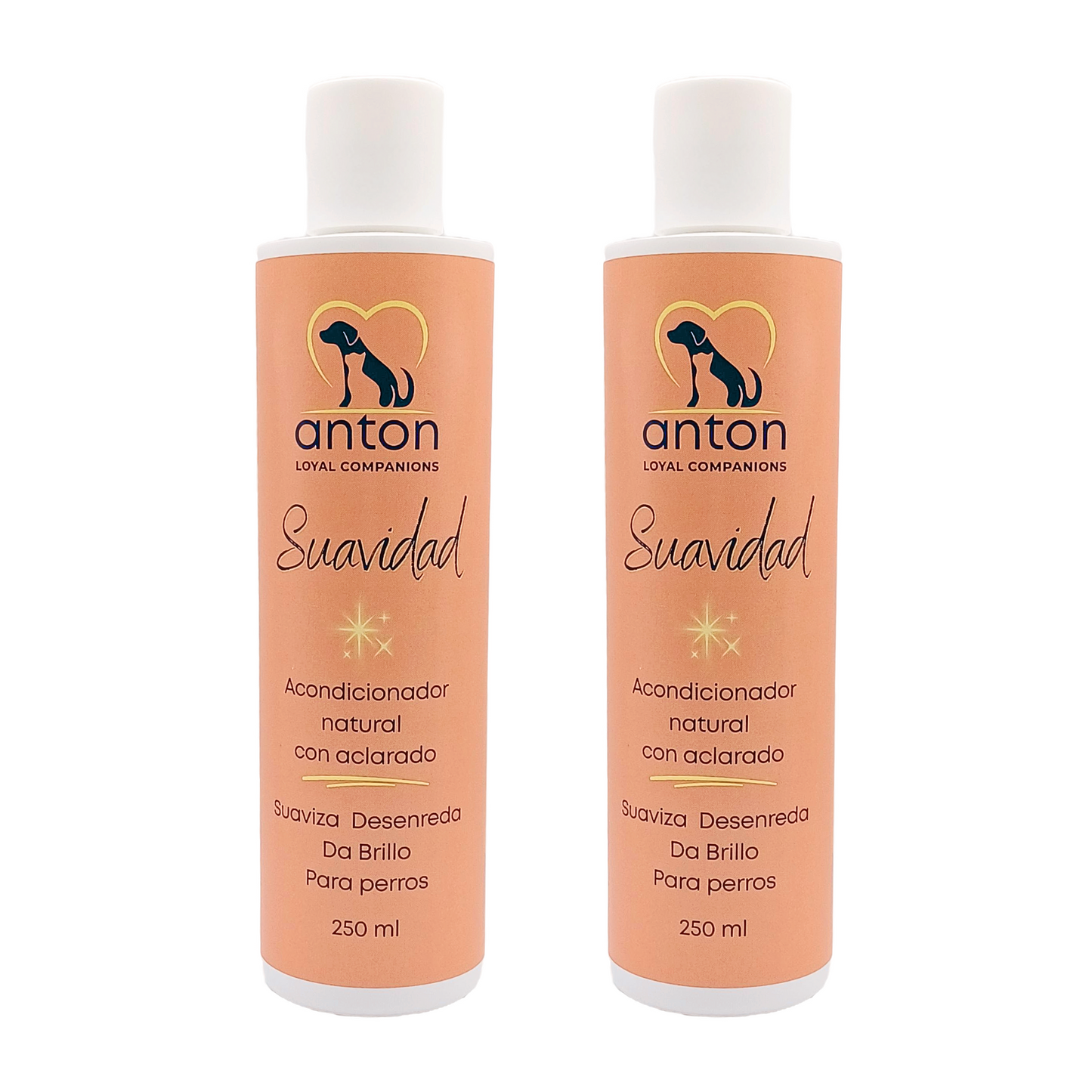 Acondicionador Natural Para Perros “suavidad” – Pack Ahorro – 2x250 Ml