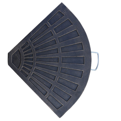 Outsunny 2 Piezas Base De Sombrilla Excéntrica Pies Soporte Parasol Banana_4