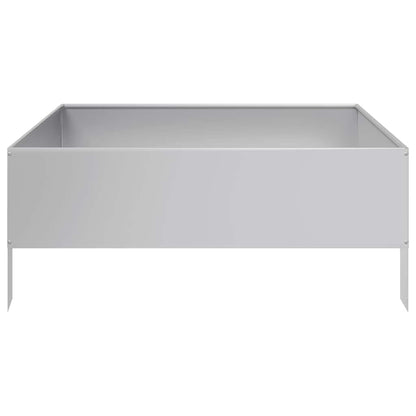 Jardinera De Acero Galvanizado 100x100x25 Cm_3