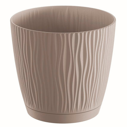 Maceta Sandy P, Dimensiones (mm) 282x282x260, Color Mocca_0