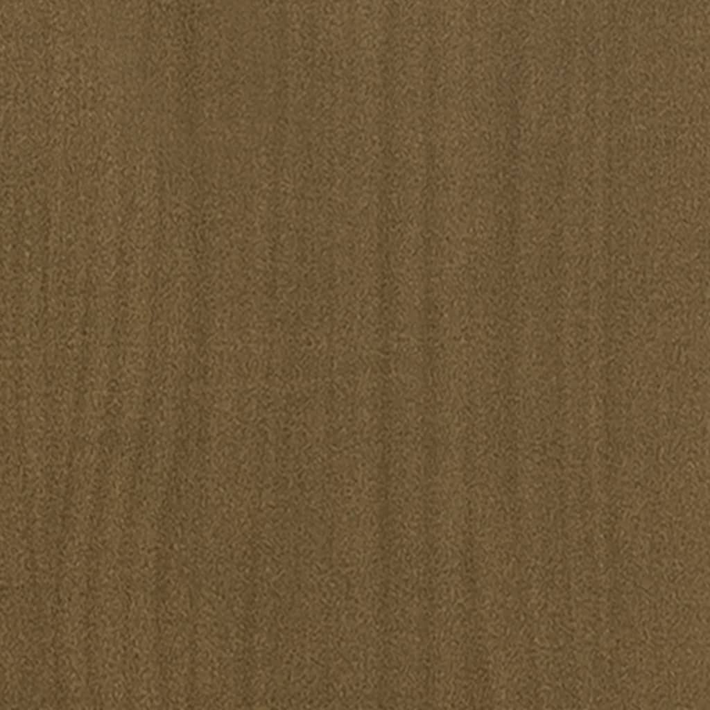 Aparador Madera Maciza De Pino Marrón Miel 70x33x76 Cm / Vetonek_3