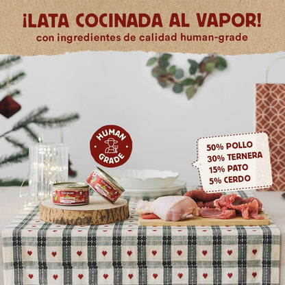 Wild Balance Receita de Natal BARF para Gatos Lata 120g