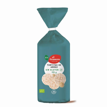 Bolinhos de Arroz Sem Glúten El Granero, 115 g