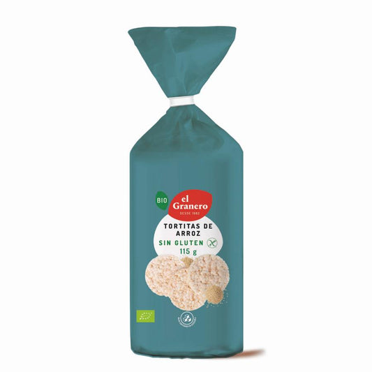 Bolinhos de Arroz Sem Glúten El Granero, 115 g