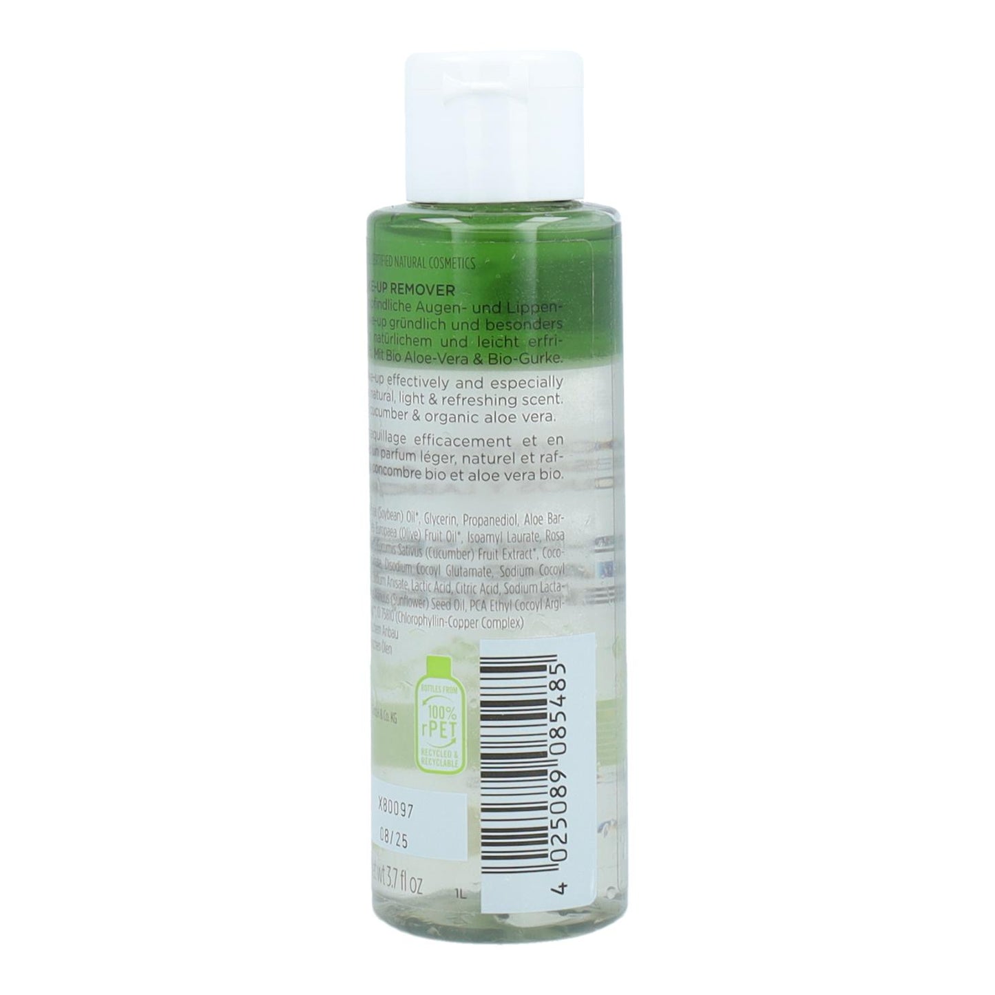 Óleo desmaquilhante bifásico para olhos e lábios Sante 110 ml