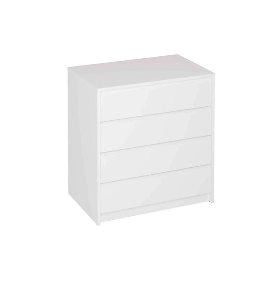 Cajonera De 70 Cm Para Armario 4 Cajones Acabado Blanco Bisel. 73,4 Cm(alto)70 Cm(ancho)45_0