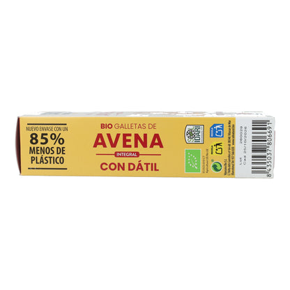 Bolachas de aveia integral adoçadas com tâmaras Sol Natural 170g