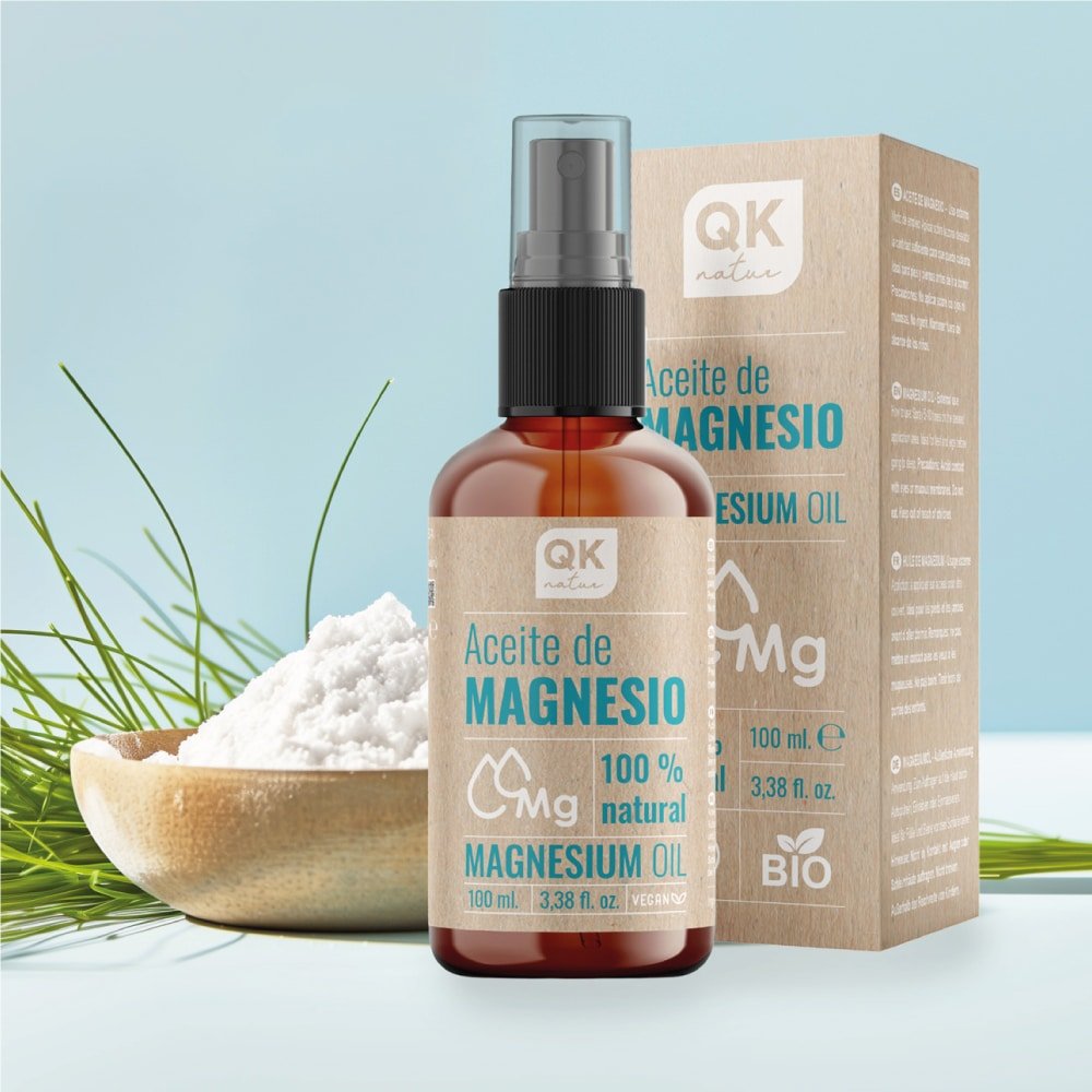 QKnatur - Aceite De Magnesio Spray 100% Puro 100 ml. - Para Deportistas, Relajación Muscular, Sueño, Pies_5