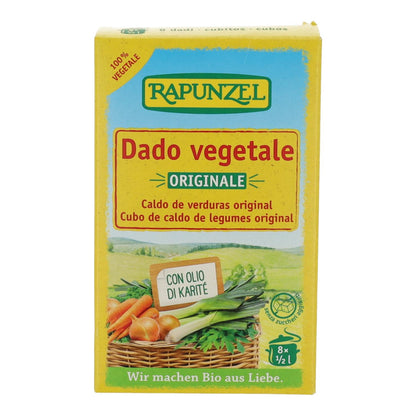 Cubos de Caldo de Legumes Biológico Rapunzel 84 g