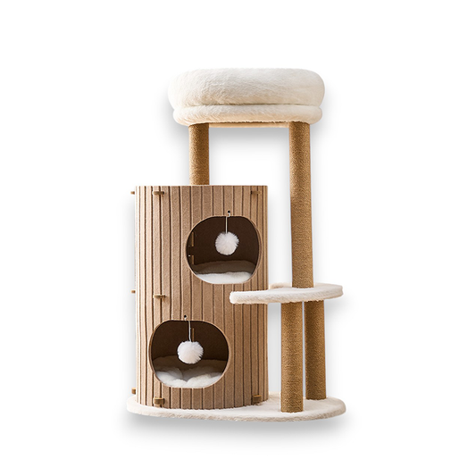 Árbol Para Gatos Horizonte Con Diseño Moderno Y Refugio Confortable Althea Living 61x41x93cm_0