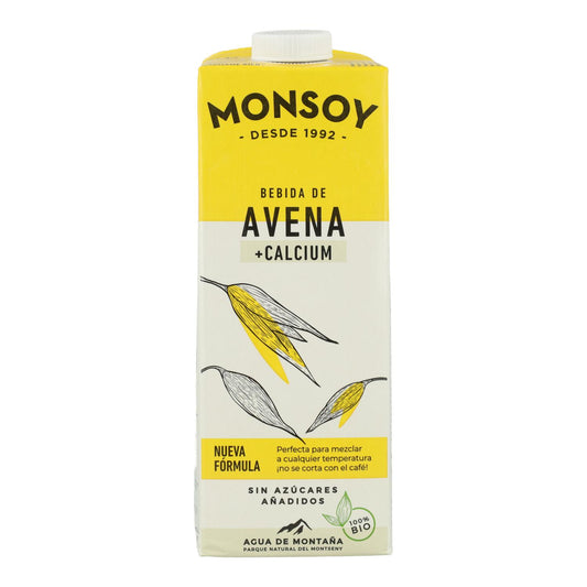 Bebida de Aveia Biológica Monsoy com Cálcio 1 L