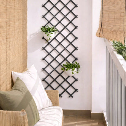 Celosia Extensible Pvc Trelliflex 0,5x1,5 M Antracita Nortene_2