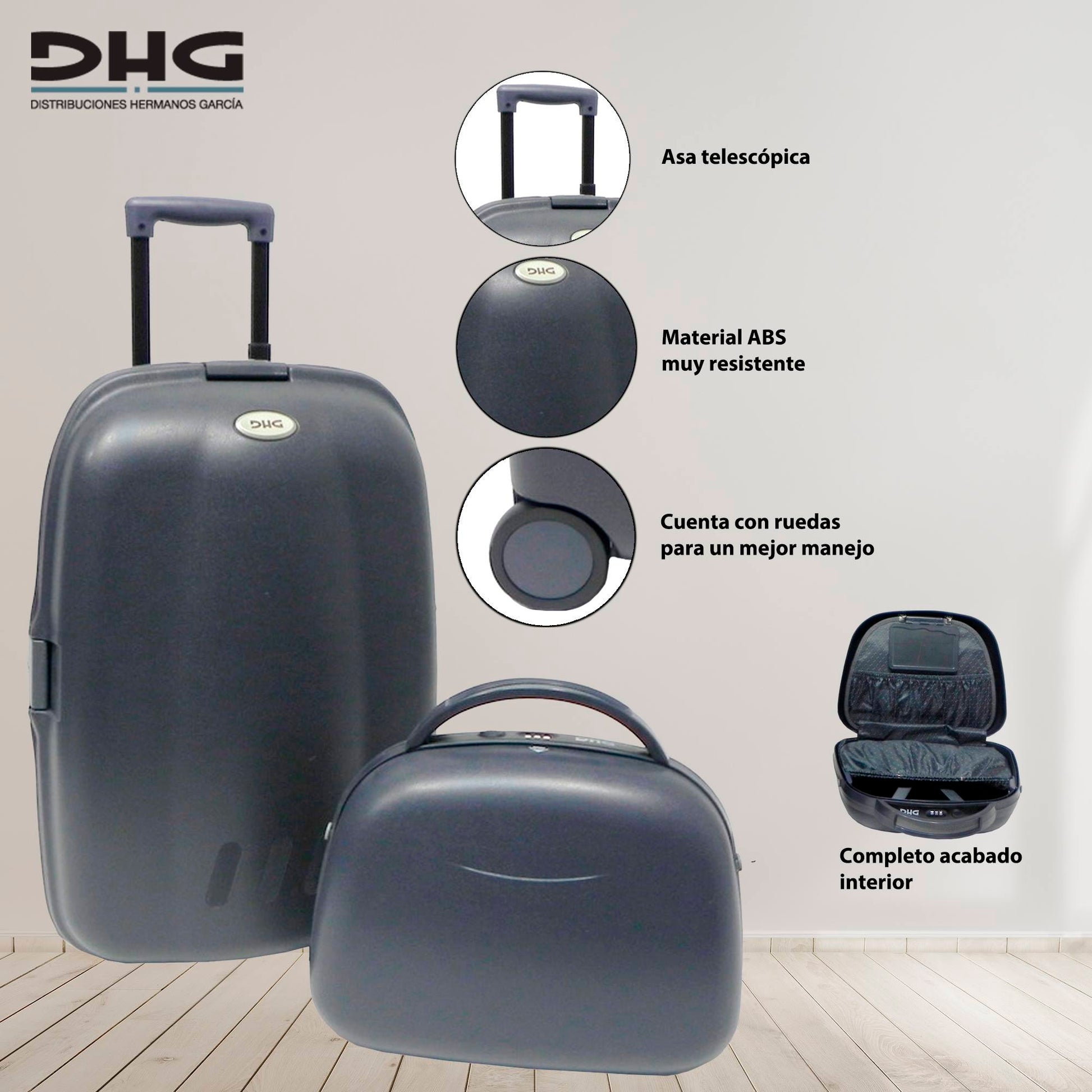 Set Trolley + Neceser let’s Go: Viaja Seguro Y A La Moda Con Protección Extra_1