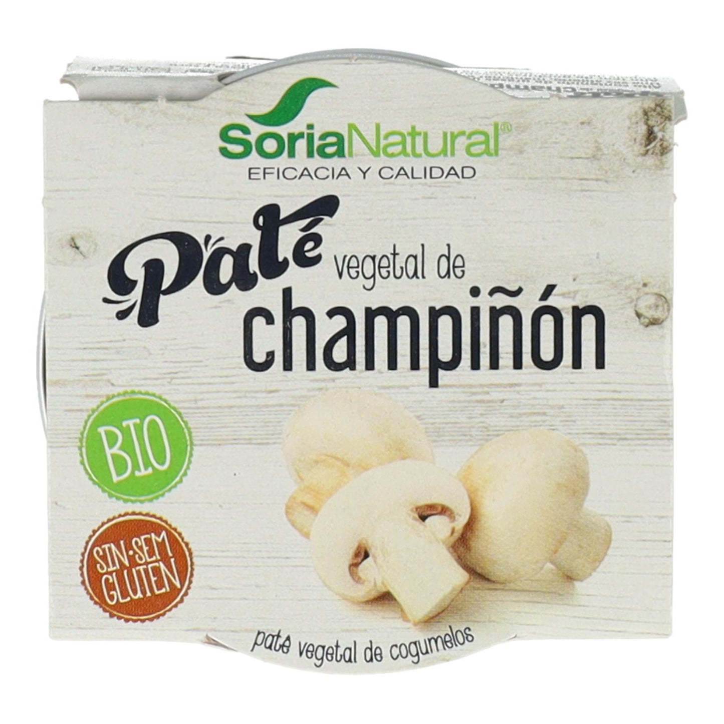 Paté de Legumes com Cogumelos Soria Natural 2 unidades 50 g