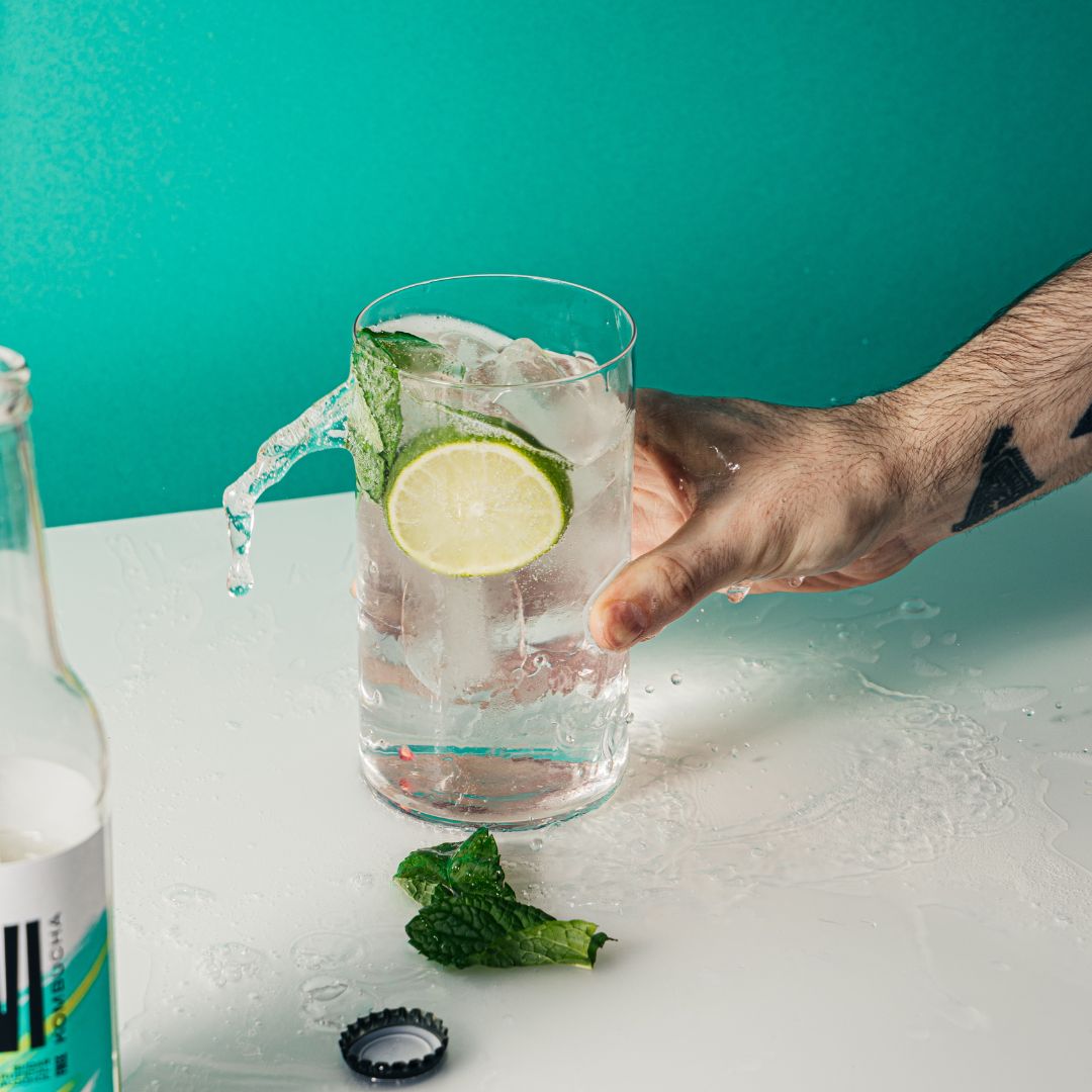 Kombucha Lime & Mint 0% Azucar Miwi 12 Botellas 33cl_1