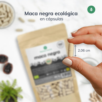 ORGANIC Black Maca Planeta Huerto 150 cápsulas