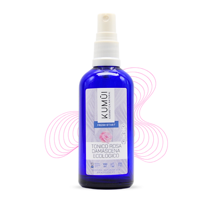 Tónico Bruma Facial - Hidrolato De Rosa Damascena Ecológico KUMUI 100ml_0