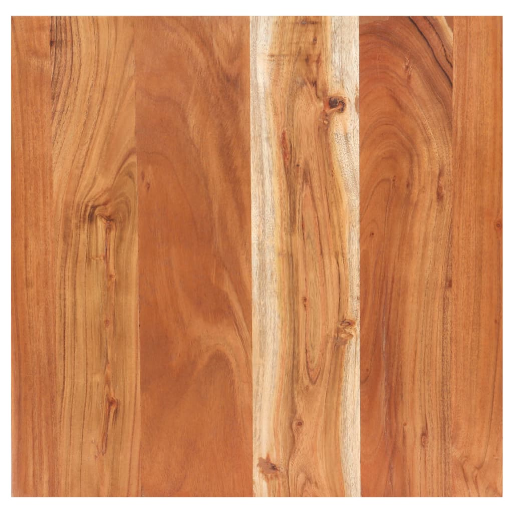 Mesa Alta De Bar Borde Natural Madera Maciza Acacia 50x50x110cm_1