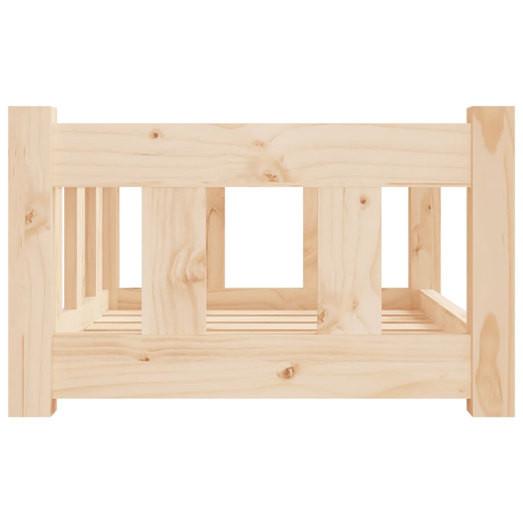 Vidaxl Cama Para Perros Madera Maciza De Pino 55,5x45,5x28 Cm_3