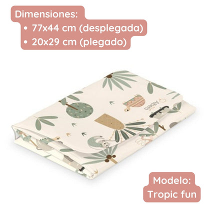 Cambiador Plegable De Viaje Plastificado Tropic Fun_3