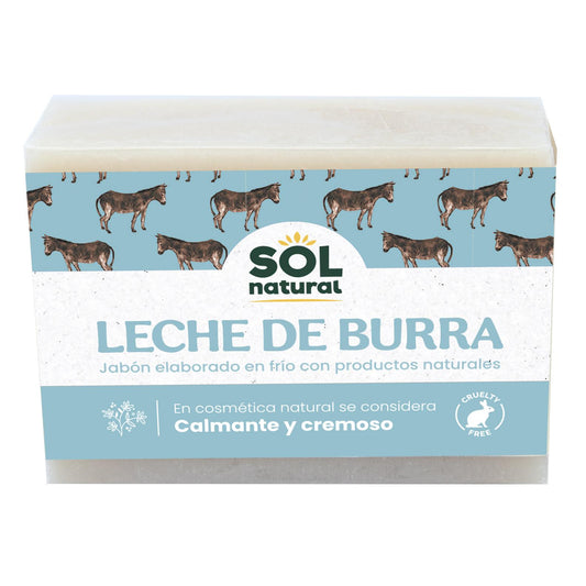 Sabonete natural de leite de burra Sol 100g