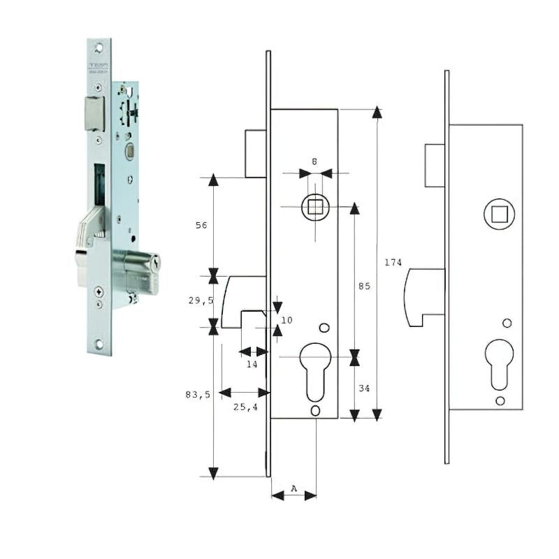 Cerradura Tesa 2240/20/3ai_0