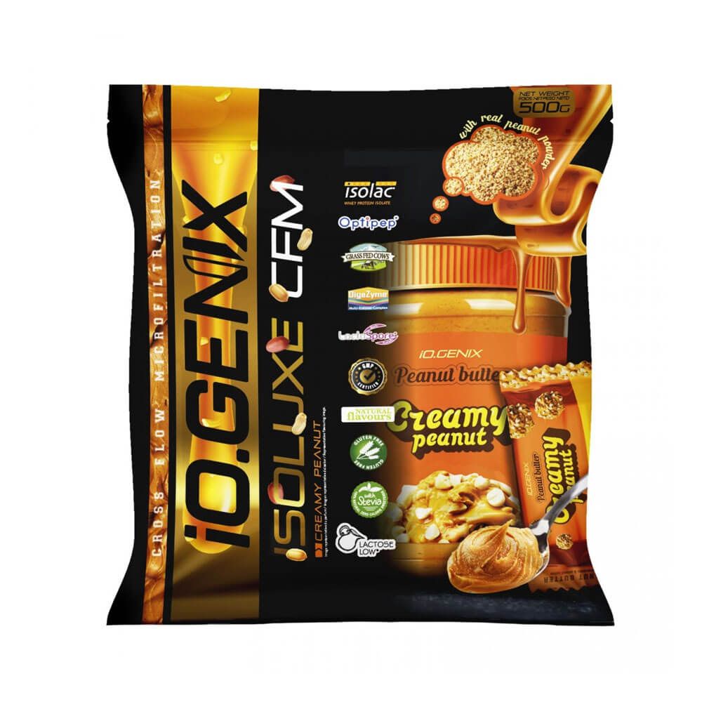 Isoluxe Cfm - 500g - Crema De Cacahuete - Proteína De Aislado De Suero Isolate - Io.genix_0