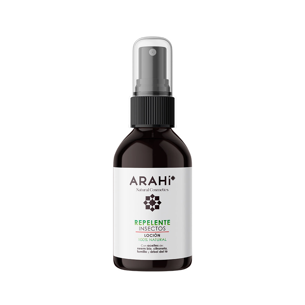 Loción Repelente Natural De Insectos Con Aceites Esenciales | Protección Suave Para Piel 100ml | Arahí Natural Cosmetics_0